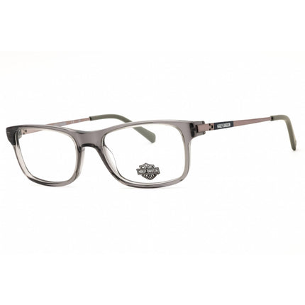 Harley Davidson Men's Eyeglasses - Grey Acetate Rectangular Frame | HD0143T 020 ,