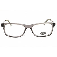 Harley Davidson Men's Eyeglasses - Grey Acetate Rectangular Frame | HD0143T 020 ,