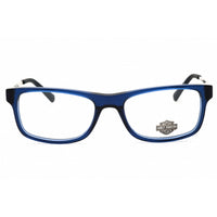 Harley Davidson Men's Eyeglasses - Shiny Blue Acetate Full Rim Frame | HD0143T 090 ,