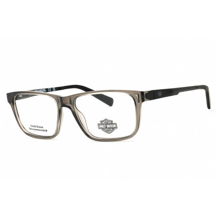Harley Davidson Men's Eyeglasses - Grey/Black Rectangular Shape Frame | HD0145T 020 ,