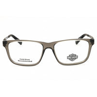 Harley Davidson Men's Eyeglasses - Grey/Black Rectangular Shape Frame | HD0145T 020 ,