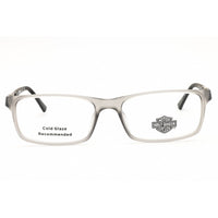 Harley Davidson Men's Eyeglasses - Grey/Black Rectangular Shape Frame | HD0151T 020 ,