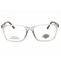Harley Davidson Men's Eyeglasses - Grey/Black Rectangular Shape Frame | HD0152T 020 ,
