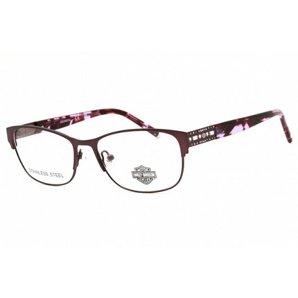 Harley Davidson Women's Eyeglasses - Matte Violet Metal Full Rim Frame | HD0540 082 ,