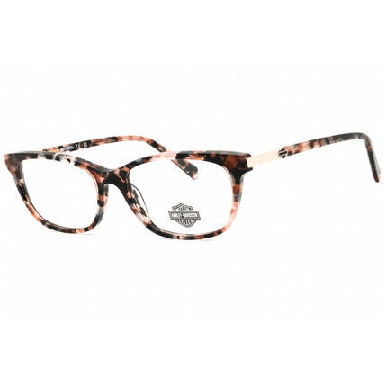 Harley Davidson Women's Eyeglasses - Pink/Brown Acetate Full Rim Frame | HD0578 074 ,