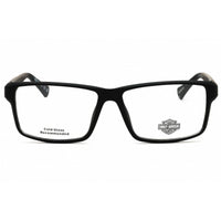 Harley Davidson Men's Eyeglasses - Matte Black Rectangular Shape Frame | HD0982 002 ,