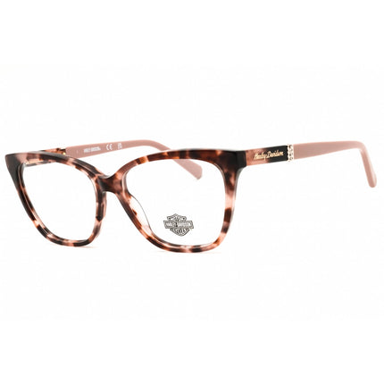 Harley Davidson Women's Eyeglasses - Pink/Havana Acetate Full Rim |HD50059 074 ,