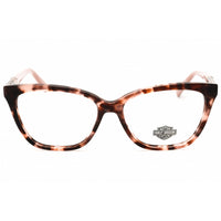 Harley Davidson Women's Eyeglasses - Pink/Havana Acetate Full Rim |HD50059 074 ,