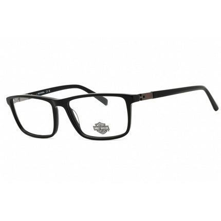 Harley Davidson Men's Eyeglasses - Shiny Black Acetate Full Rim Frame | HD50091 001 ,