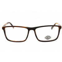 Harley Davidson Men's Eyeglasses - Dark Brown Acetate Full Rim Frame | HD50091 050 ,
