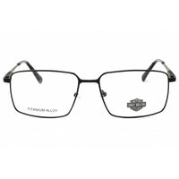 Harley Davidson Men's Eyeglasses - Matte Black Titanium Full Rim Frame | HD50103 002 ,