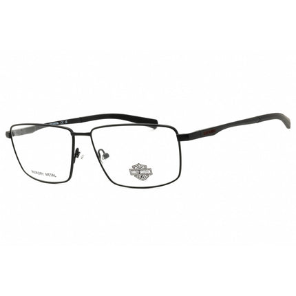 Harley Davidson Men's Eyeglasses - Matte Black Metal Full Rim Frame | HD50114 002 ,