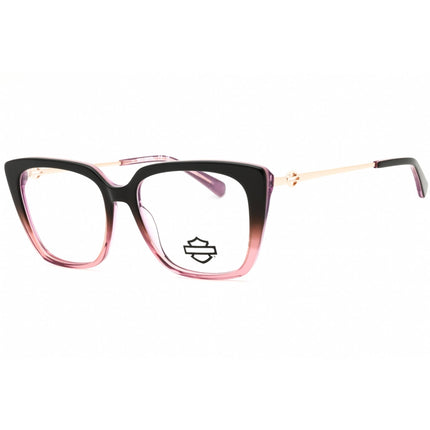 Harley Davidson Women's Eyeglasses - Violet/Black/Pink Acetate Frame | HD50119 083 ,