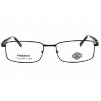 Harley Davidson Men's Eyeglasses - Matte Black Titanium Full Rim Frame | HD9027 002 ,