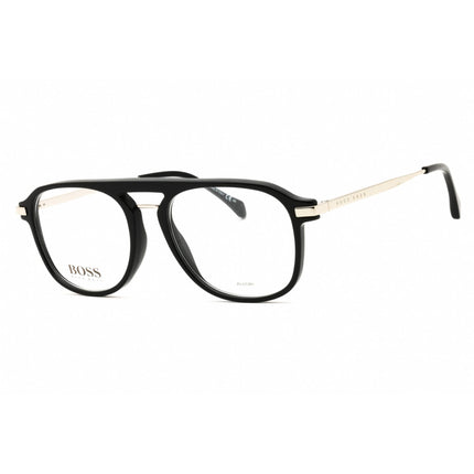 Hugo Boss Men's Eyeglasses - Black Plastic Full Rim Round Frame | 1092/IT 807 00 ,