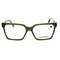 Karl Lagerfeld Men's Eyeglasses - Khaki/Crystal Acetate Full Rim Frame | KL6097 305 ,