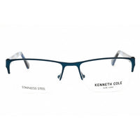 Kenneth Cole New York Men's Eyeglasses - Matte Blue Metal Half Rim |KC0313 091 ,