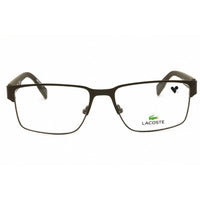 Lacoste Men's Eyeglasses - Matte Khaki Metal Full Rim Rectangular Frame | L2298N 275 ,