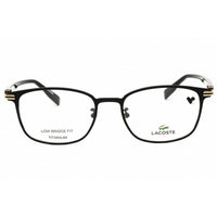 Lacoste Men's Eyeglasses - Satin Black Titanium Full Rim Oval Frame | L2530LB 002 ,