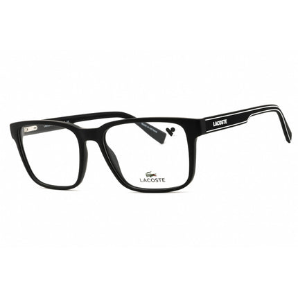 Lacoste Men's Eyeglasses - Matte Black Rectangular Shape Full Rim Frame | L2895N 002 ,