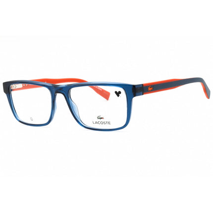 Lacoste Men's Eyeglasses - Transparent Blue Injected Propionate Frame | L2973 410 ,