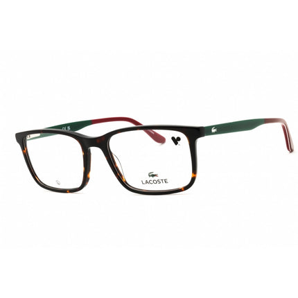 Lacoste Men's Eyeglasses - Vintage Havana Acetate Rectangular Frame | L2993 220 ,