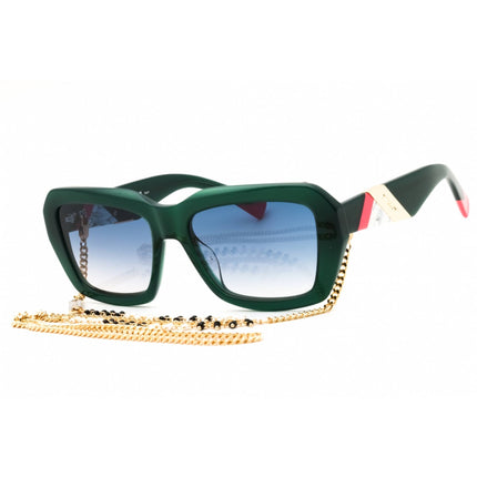 Missoni Women's Sunglasses - Green Plastic Full Rim Frame | MIS 0193/G/S 01ED I4 ,