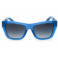 Moschino Women's Sunglasses - Blue Plastic Full Rim Cat Eye Frame | MOS181/S 0PJP 9O ,