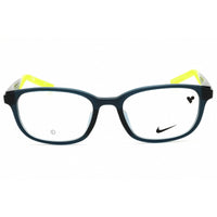 Nike Men's Eyeglasses - Armory Navy/Green Rectangular Shape Full Rim Frame | 7277 412 ,