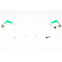 Nike Men's Eyeglasses - Clear/Green Injected Propionate Full Rim Frame | 7278 903 ,