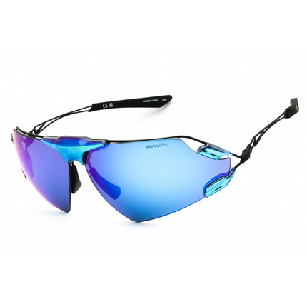 Nike Men's Sunglasses - Blue/Black Titanium Rimless Frame | ZEUS EDGE EV24030 410 ,