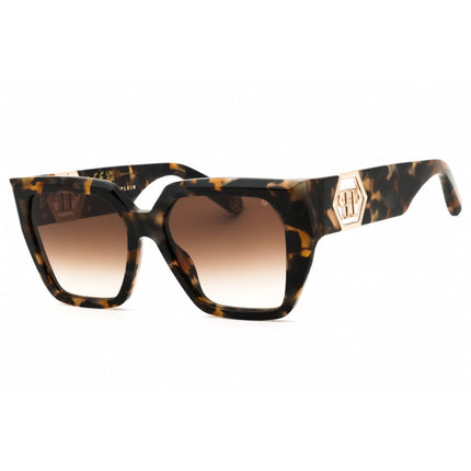 Philipp Plein Women's Sunglasses - Dark Havana Acetate Full Rim Frame | SPP160 04BL ,