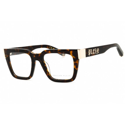 Philipp Plein Men's Eyeglasses - Dark Havana Acetate Full Rim Frame | VPP112M 0722 ,