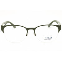 Polo Ralph Lauren Men's Eyeglasses - Shiny Green Metal Half Rim Frame | 0PH1238 9483 ,