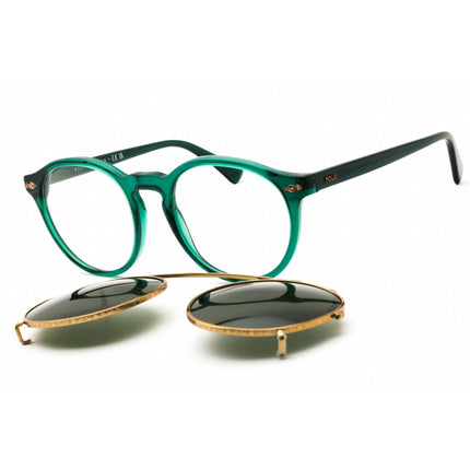 Polo Ralph Lauren Men's Eyeglasses - Transparent Glossy Green Frame | PH4218 618671 ,