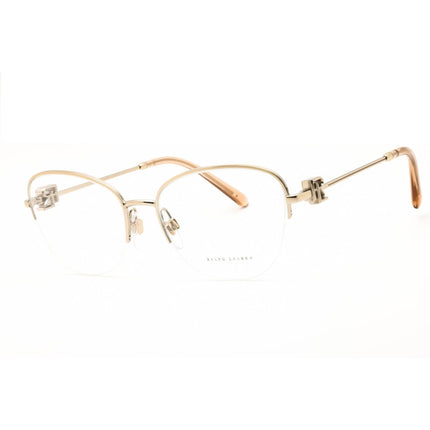 Ralph Lauren Women's Eyeglasses - Shiny Pale Gold Metal Half Rim |0RL5129 9116 ,