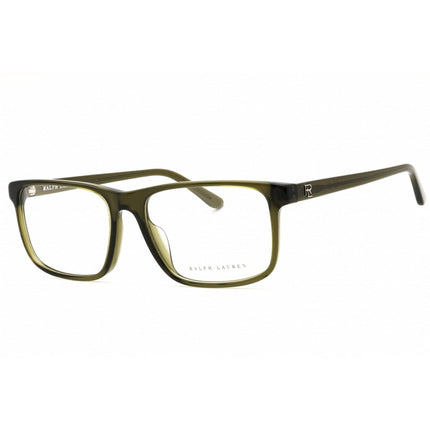 Ralph Lauren Men's Eyeglasses - Transparent Olive Green Acetate Frame | RL6225U 6284 ,