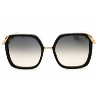 Roberto Cavalli Women's Sunglasses - Black/Gold Acetate/Metal Frame | SRC003M 0700 ,