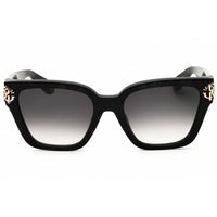 Roberto Cavalli Women's Sunglasses - Black Acetate Rectangular Frame | SRC066M 0981 ,