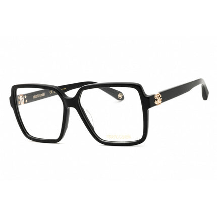 Roberto Cavalli Women's Eyeglasses - Shiny Black Oversized Shape Frame | VRC050M 0700 ,