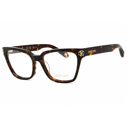 Roberto Cavalli Women's Eyeglasses - Shiny Brown/Yellow Havana Frame | VRC073M 0743 ,