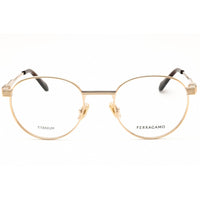 Salvatore Ferragamo Men's Eyeglasses - Gold Titanium Full Rim Frame | SF2596 710 ,