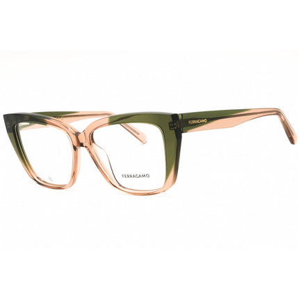 Salvatore Ferragamo Women's Eyeglasses - Khaki/Light Brown Frame | SF2939N 326 ,