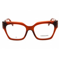 Salvatore Ferragamo Women's Eyeglasses - Transparent Rust Full Rim |SF2983 224 ,