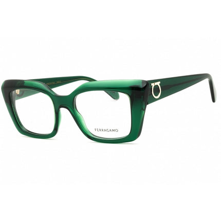 Salvatore Ferragamo Women's Eyeglasses - Transparent Green Full Rim |SF3008 317 ,