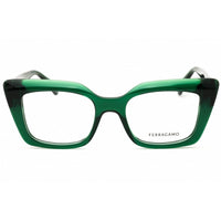 Salvatore Ferragamo Women's Eyeglasses - Transparent Green Full Rim |SF3008 317 ,