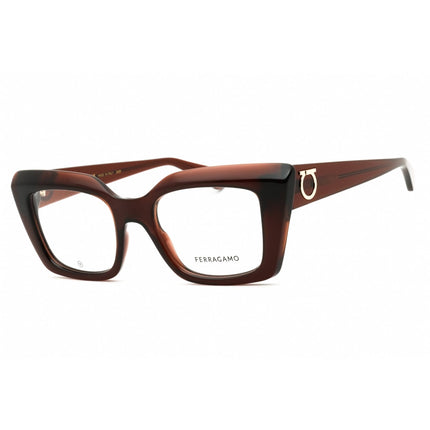 Salvatore Ferragamo Women's Eyeglasses - Transparent Brown Full Rim |SF3008 232 ,