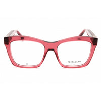 Salvatore Ferragamo Women's Eyeglasses - Transparent Wine Acetate Frame | SF3022 655 ,