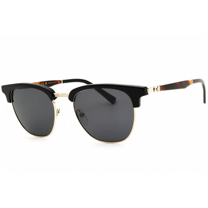 Salvatore Ferragamo Men's Sunglasses - Black/Gold Metal Full Rim Frame | SF307S 011 ,