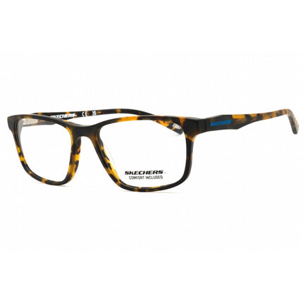 Skechers Men's Eyeglasses - Dark Havana Acetate Rectangular Frame | SE3229 052 ,